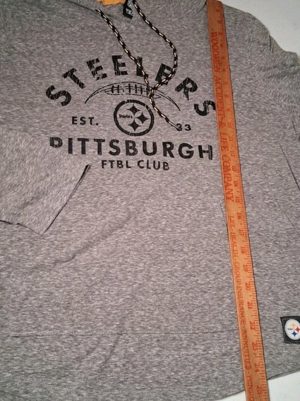 Pittsburgh Steelers Shirt Women XL Hooded Long Sleeve Hoodie NFL Team Apparel - Picture 6 of 14